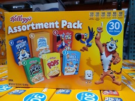 Kellogg's Assortment Pack Cereal Healthy Snacks, Individual Mini Boxes 30 ct - $24.22