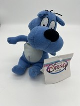 Vintage Disney Store &amp; Theme Parks Porkchop Bean Bag Plush Doug Blue Dog w/ tag - £7.59 GBP