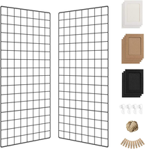 Wall Photo Grid Shelf, Wall Hanging Ins Art Display Grid Panel for Decor... - $82.16