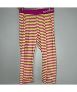 Nike Pro Dri Fit women’s sz large striped sport leggingsp - $13.43 CAD