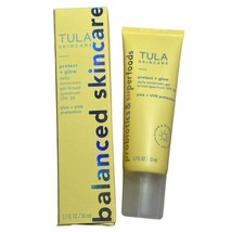 TULA Skincare Protect Glow Daily Sunscreen Gel Broad Spectrum SPF 30 1.7oz 03/25 - £20.36 GBP