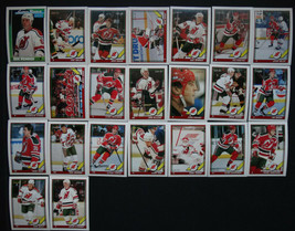1991-92 O-Pee-Chee OPC New Jersey Devils Team Set of 23 Hockey Cards - £2.75 GBP