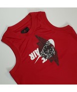 Nike Air Jordan Mens Size L Jumpman Retro Mesh Jersey Wings Red BQ8479-687 - £39.22 GBP