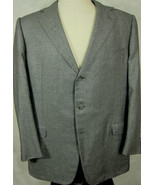 GORGEOUS $2695 Ermenegildo Zegna Silk &amp; Cashmere Grays Sport Coat Jacket... - $220.39