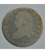 1820 Capped Bust circulated silver dime AG/G details - £20.73 GBP
