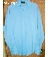 Vintage 70&#39;s CoroPress Perma Press Gold Dress Shirt Lg - $19.17 CAD