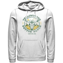 Yellowstone Y Steer Apparel Mens Graphic Hoodie Sweatshirt, White Size M... - £38.67 GBP