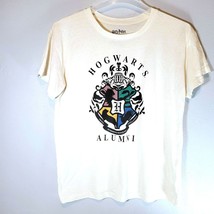Harry Potter Shirt Mens XL White Short Sleeve Hogwarts Alumni Graphic Tee - $14.33