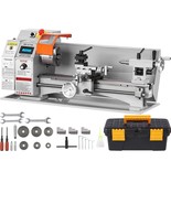 VEVOR Mini Metal Lathe Machine, 7&#39;&#39; x 16&#39;&#39;, 800W Precision Benchtop Powe... - $21,915.42 MXN