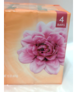 Lot 4 Bars Caress OLD FORMULA White Peach &amp; Orange Blossom Bar Soap - $592.39 MXN