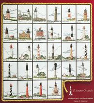 28 State Lighthouses of the Atlantic East Coast Needlepoint Cross Stitch... - $13.99