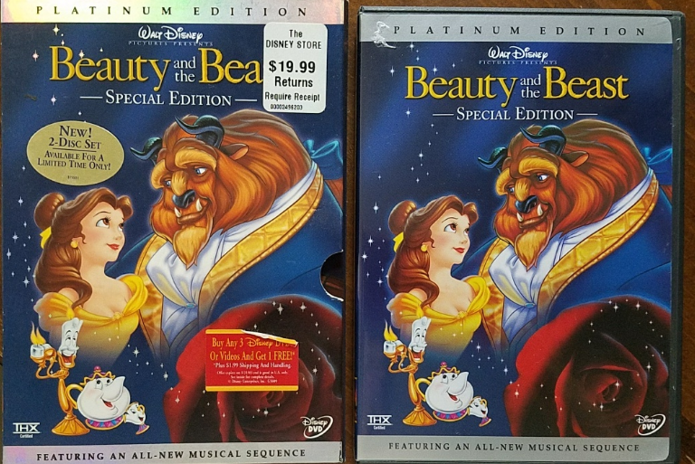Walt Disney BEAUTY and the BEAST Special Platinum Edition 2-Disc Set Limited  - $18.95