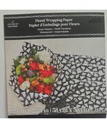 Lot Of 2 Ashland Floral Wrapping Paper, Ghost Pattern 12 pieces (24 total) - €15,28 EUR
