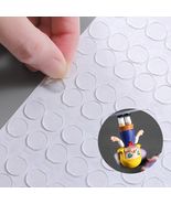 Adhesive Stick Dots Two-Sided Mounting Putty 0.4&quot;x0.4&quot; 600pcs Clear - $13.90 CAD