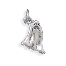 Sterling Silver Halloween Ghost Charm - £16.07 GBP