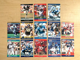 1990 NFL Pro Set Football Most Valuable Cards (Set of 13) w/Rookies &amp; Errors - £11.87 GBP