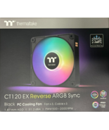 Thermaltake - CT120 - EX Reverse ARGB Sync PC Cooling Fan - Black - Pack... - $99.95