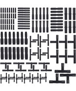 115 PCS Vacuum Connector Assortment Heat Resistance 240℃（460℉）12 Sizes A... - $14.11