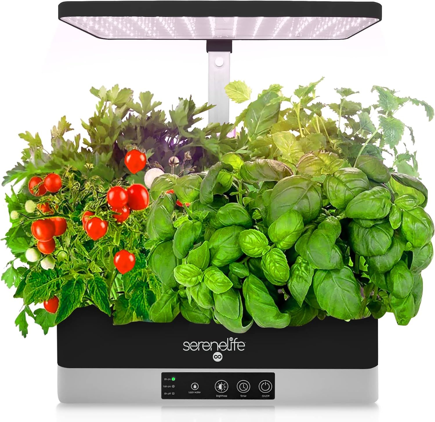 Serenelife Hydroponic Herb Garden 6 Pods, Indoor Herb Garden Kit, Seed, ... - $57.95