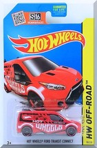 Hot Wheels - HW Ford Transit Connect: HW Test Facility #98/250 (2015) *Red* - £1.96 GBP