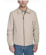 Dockers Mens Bomber Jacket Tan Full-Zip Pockets Logo Lightweight Long Sl... - $1,104.81 MXN