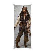 Johnny Depp Captain Jack Sparrow Dakimakura Body Pillow case Pirate Cari... - $749.19 MXN