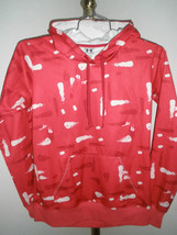NWOT Women&#39;s Cherry/White Smudge Print Under Armour Hoodie Sz Small - £35.03 GBP