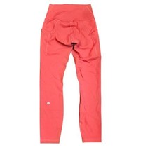 Lululemon Wunder Train High-Rise Tight Pockets 25&quot; Size 4 Womens Brier Rose Pink - £35.84 GBP