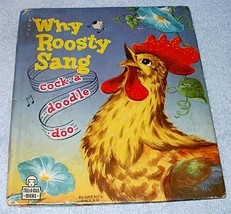 Vintage Tell A Tale Book Why Roosty Sang Cock a Doodle Doo 1948 - $9.95