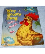 Vintage Tell A Tale Book Why Roosty Sang Cock a Doodle Doo 1948 - $186.52 MXN