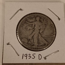 1935 D Walking Liberty Half Dollar VG+ Condition US Mint Denver  - £19.65 GBP