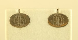 Vintage Sterling Silver Leonore Doskow Artist Initials Letter Handmade Earrings - £27.09 GBP