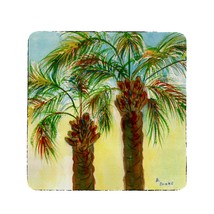 Betsy Drake Tropical Palms Coaster Set of 4 - £27.68 GBP