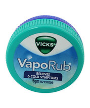 3x Vicks Vaporub Ointment Vaporizing blocked nose cough Nasal headache Relief 5g - £3.08 GBP