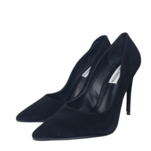 Steve Madden Womens Daisie Black Suede Pointed Toe High Heels Pumps Size... - £62.48 GBP