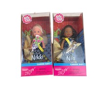 Barbie Little Sister Kelly Club Dolls Lot of 2 Miss Nikki Miss Nia 2001 In Box - £14.82 GBP