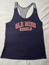 Champion Tank Top Women’s Blue Ole Mis Rebels Vapor Sleeveless Shirt - $15.00