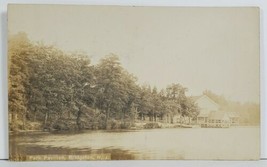 Rppc Park Pavilion Bridgton New Jersey 1909 Real Photo Postcard P7 - £16.02 GBP