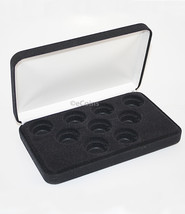 Black Felt COIN DISPLAY GIFT METAL PLUSH BOX holds 9-Quarters or Preside... - $260.58 MXN