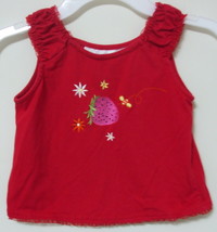 Girls Toddler Wonder Kids Red Sleeveless Top Size 4T - £3.10 GBP