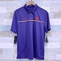 Clemson University Tigers Nike On Field Performance Polo Football Mens Medium - £57.33 GBP