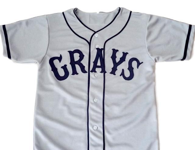 Custom Name And # Homestead Grays Negro League Baseball Jersey Grey Any Size - $49.99 - $54.99