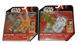 Star Wars Box Busters ~ Battle of Naboo Yavin Hoth &amp; Tusken Raider Attack  NEW - £19.46 GBP