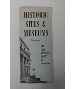 State Historical Society of Colorado Sites &amp; Museums Travel Guide Brochu... - £10.19 GBP