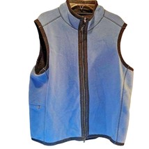 Columbia GRT Women&#39;s Reversible Fleece Vest Blue Black Front Zipper Pock... - $21.77