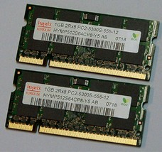 NEW Compaq Presario V6000 1GB x2 = 2GB DDR2 RAM Pair 446495-001 hp dv6000 dv9000 - £12.52 GBP