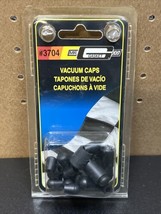 Mr Gasket Vacuum Connector 3704; Vacuum Line Cap Kit, Black Rubber, 16pcs - $7.80