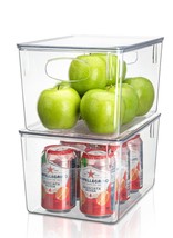 Sorbus Clear Plastic Storage Bins with Lid- Organizer Box Containers for... - £41.66 GBP