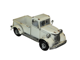 Rustic White Antique Pickup Truck Vintage Planter Indoor Outdoor Retro D... - £46.70 GBP