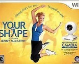 Wii YOUR SHAPE Jenny McCarthy PERSONAL TRAINER W/CAMERA - £29.65 GBP